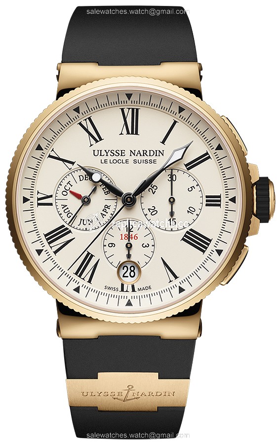 Replica 1532-150-3/40 Ulysse Nardin Marine Chronograph Annual Calendar 43mm Mens Watch Replica 1532-150-3/40 Ulysse Nardin Marine Chronograph Annual Calendar 43mm Mens Watch