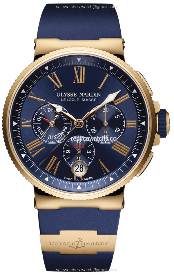 Replica 1532-150-3/43 Ulysse Nardin Marine Chronograph Annual Calendar 43mm Mens Watch Replica 1532-150-3/43 Ulysse Nardin Marine Chronograph Annual Calendar 43mm Mens Watch