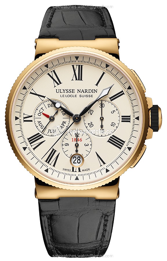 Replica 1532-150/40 Ulysse Nardin Marine Chronograph Annual Calendar 43mm Mens Watch Replica 1532-150/40 Ulysse Nardin Marine Chronograph Annual Calendar 43mm Mens Watch
