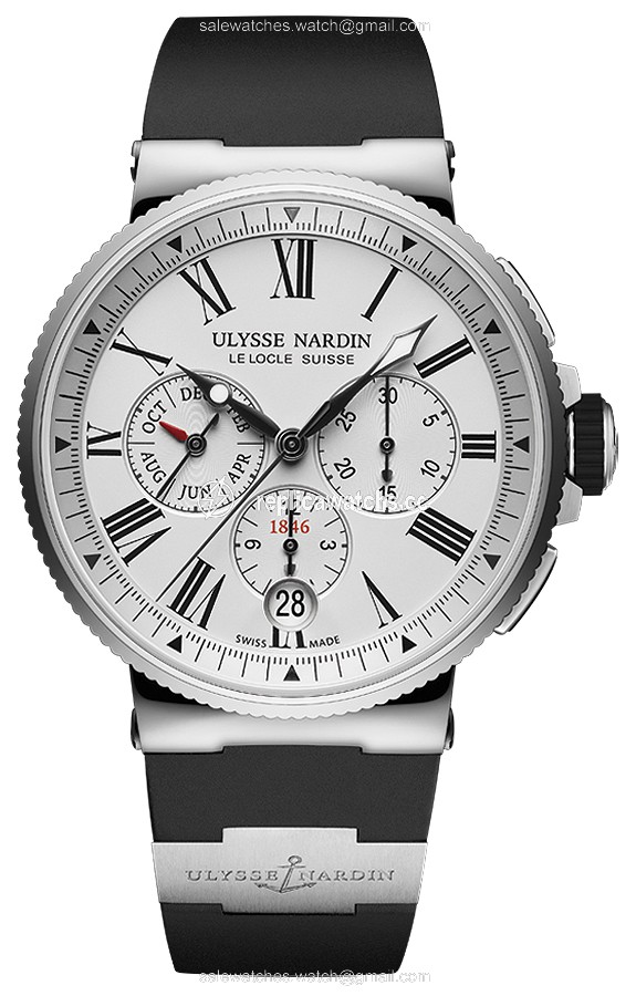 Replica 1533-150-3/40 Ulysse Nardin Marine Chronograph Annual Calendar 43mm Mens Watch Replica 1533-150-3/40 Ulysse Nardin Marine Chronograph Annual Calendar 43mm Mens Watch