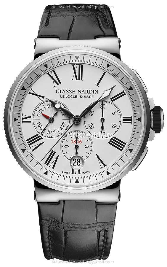 Replica 1533-150/40 Ulysse Nardin Marine Chronograph Annual Calendar 43mm Mens Watch Replica 1533-150/40 Ulysse Nardin Marine Chronograph Annual Calendar 43mm Mens Watch
