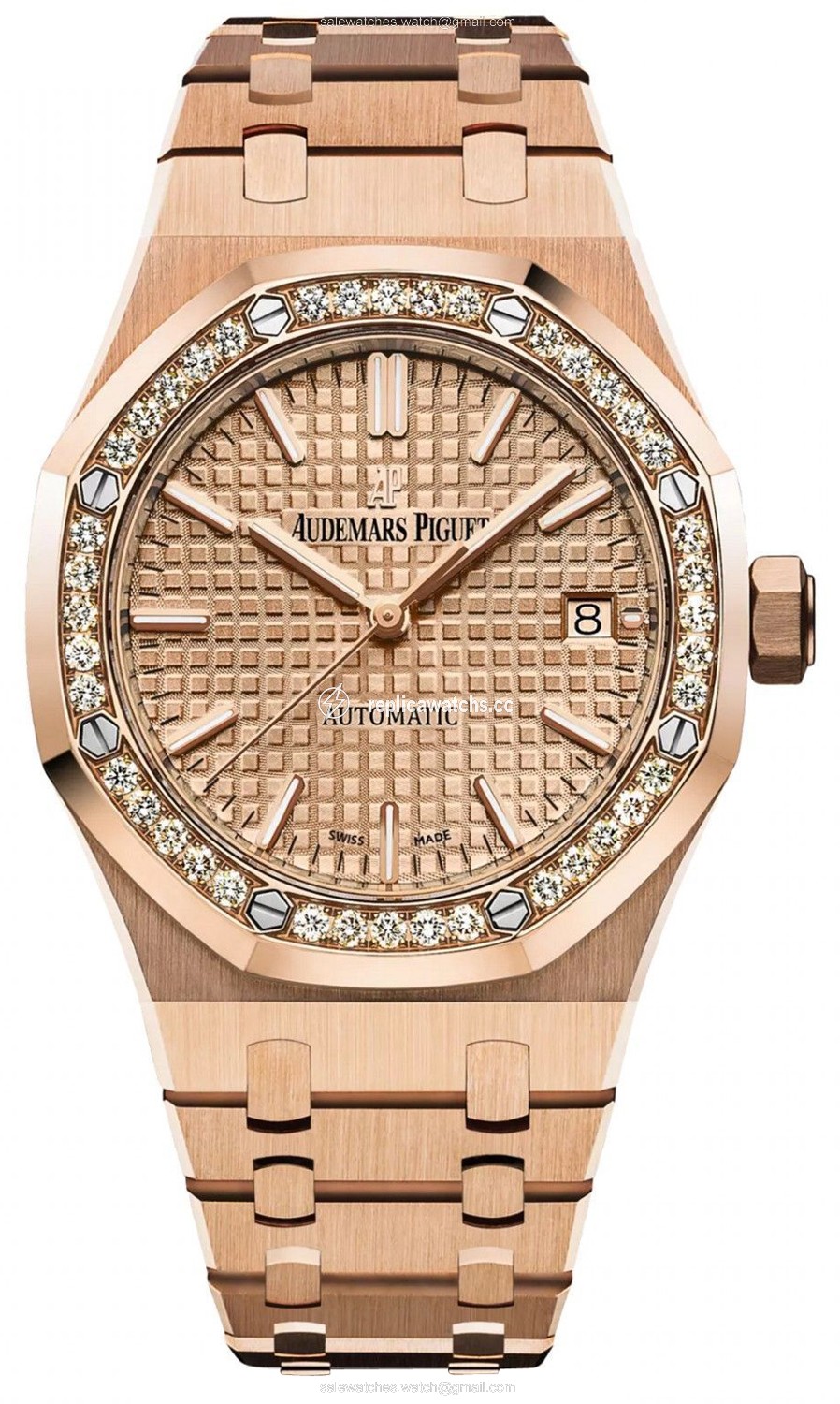 Replica 15451or.zz.1256or.03 Audemars Piguet Royal Oak Automatic 37mm Ladies Watch Replica 15451or.zz.1256or.03 Audemars Piguet Royal Oak Automatic 37mm Ladies Watch