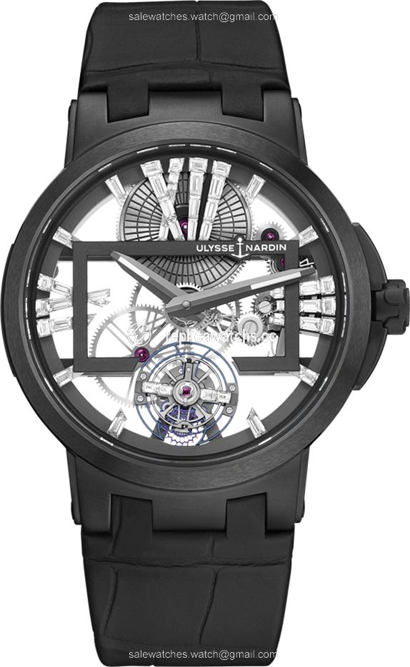 Replica 1713-139/MAGIC-BLACK Ulysse Nardin Executive Skeleton Tourbillon 45mm Mens Watch Replica 1713-139/MAGIC-BLACK Ulysse Nardin Executive Skeleton Tourbillon 45mm Mens Watch