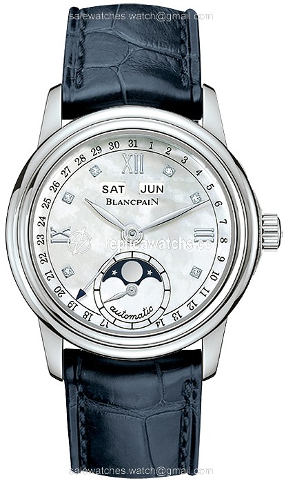 Replica 2360-1191a-55b Blancpain Leman Ladies Moonphase & Complete Calendar 34mm Ladies Watch Replica 2360-1191a-55b Blancpain Leman Ladies Moonphase & Complete Calendar 34mm Ladies Watch