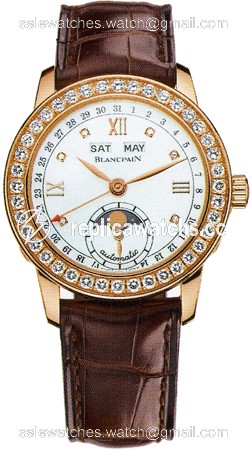 Replica 2360-2991a-55a Blancpain Leman Ladies Moonphase & Complete Calendar 34mm Ladies Watch Replica 2360-2991a-55a Blancpain Leman Ladies Moonphase & Complete Calendar 34mm Ladies Watch