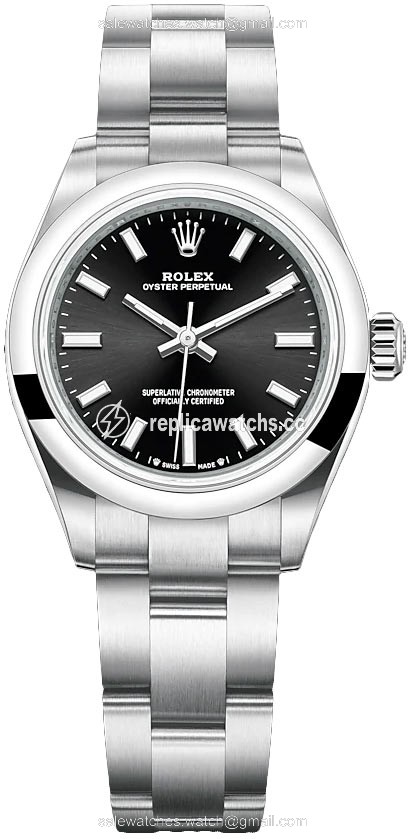 Replica 276200 Black Rolex Oyster Perpetual 28mm Ladies Watch Replica 276200 Black Rolex Oyster Perpetual 28mm Ladies Watch