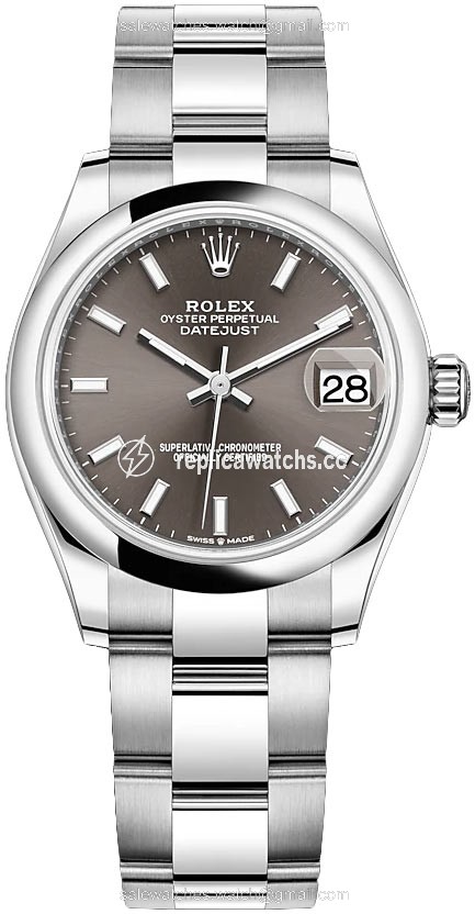Replica 278240 Dark Grey Index Oyster Rolex Datejust 31mm Stainless Steel Ladies Watch Replica 278240 Dark Grey Index Oyster Rolex Datejust 31mm Stainless Steel Ladies Watch