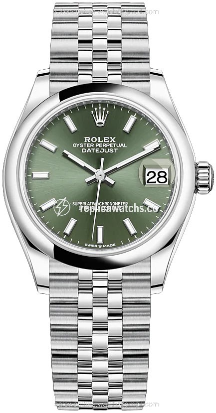Replica 278240 Mint Green Index Jubilee Rolex Datejust 31mm Stainless Steel Ladies Watch Replica 278240 Mint Green Index Jubilee Rolex Datejust 31mm Stainless Steel Ladies Watch