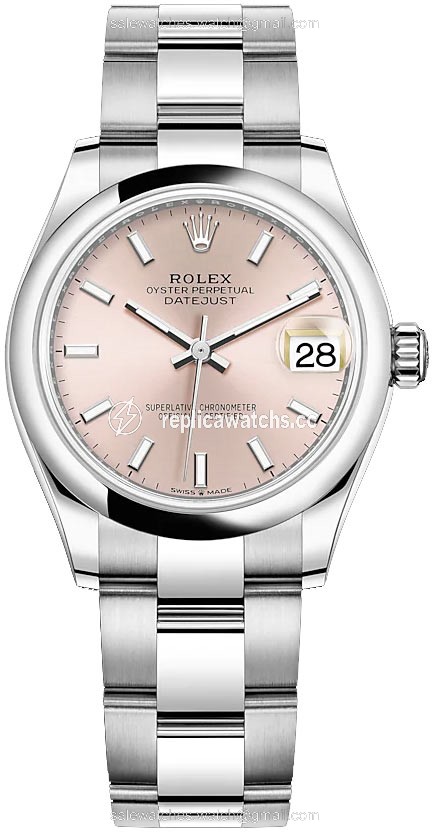 Replica 278240 Pink Index Oyster Rolex Datejust 31mm Stainless Steel Ladies Watch Replica 278240 Pink Index Oyster Rolex Datejust 31mm Stainless Steel Ladies Watch