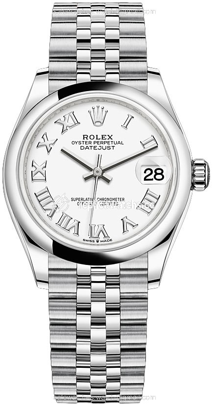 Replica 278240 White Roman Jubilee Rolex Datejust 31mm Stainless Steel Ladies Watch Replica 278240 White Roman Jubilee Rolex Datejust 31mm Stainless Steel Ladies Watch