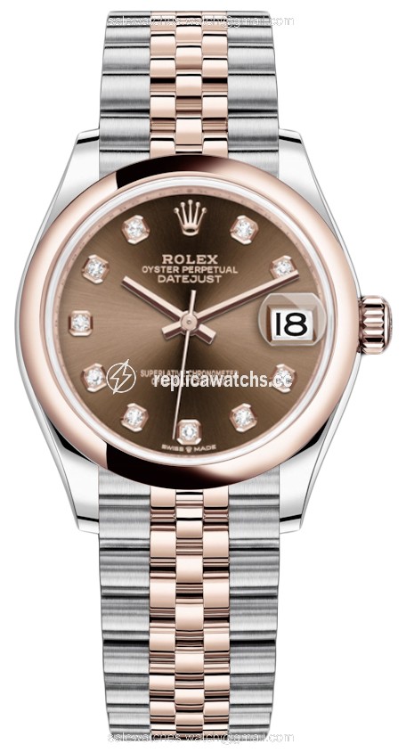 Replica 278241 Chocolate Diamond Jubilee Rolex Datejust 31mm Stainless Steel and Rose Gold Ladies Watch Replica 278241 Chocolate Diamond Jubilee Rolex Datejust 31mm Stainless Steel and Rose Gold Ladies Watch