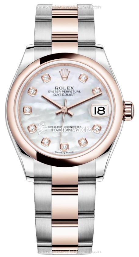 Replica 278241 MOP Diamond Oyster Rolex Datejust 31mm Stainless Steel and Rose Gold Ladies Watch Replica 278241 MOP Diamond Oyster Rolex Datejust 31mm Stainless Steel and Rose Gold Ladies Watch
