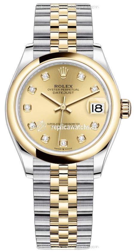 Replica 278243 Champagne Diamond Jubilee Rolex Datejust 31mm Stainless Steel and Yellow Gold Ladies Watch Replica 278243 Champagne Diamond Jubilee Rolex Datejust 31mm Stainless Steel and Yellow Gold Ladies Watch