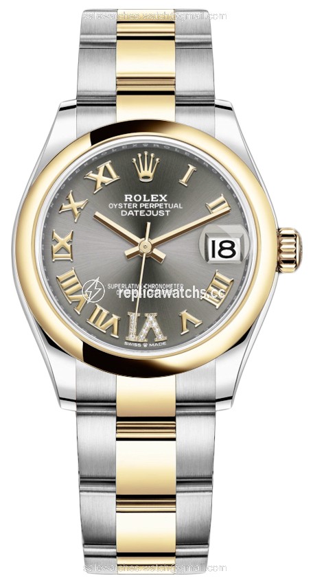 Replica 278243 Grey VI Roman Oyster Rolex Datejust 31mm Stainless Steel and Yellow Gold Ladies Watch Replica 278243 Grey VI Roman Oyster Rolex Datejust 31mm Stainless Steel and Yellow Gold Ladies Watch