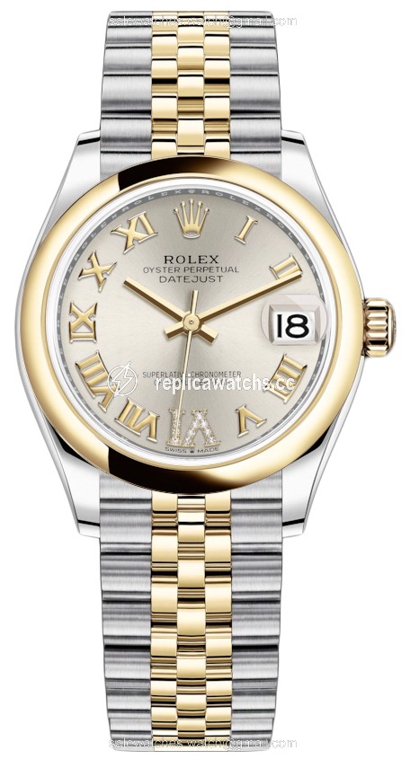 Replica 278243 Silver VI Roman Jubilee Rolex Datejust 31mm Stainless Steel and Yellow Gold Ladies Watch Replica 278243 Silver VI Roman Jubilee Rolex Datejust 31mm Stainless Steel and Yellow Gold Ladies Watch