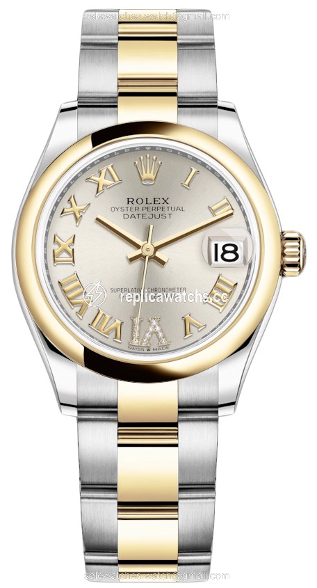 Replica 278243 Silver VI Roman Oyster Rolex Datejust 31mm Stainless Steel and Yellow Gold Ladies Watch Replica 278243 Silver VI Roman Oyster Rolex Datejust 31mm Stainless Steel and Yellow Gold Ladies Watch