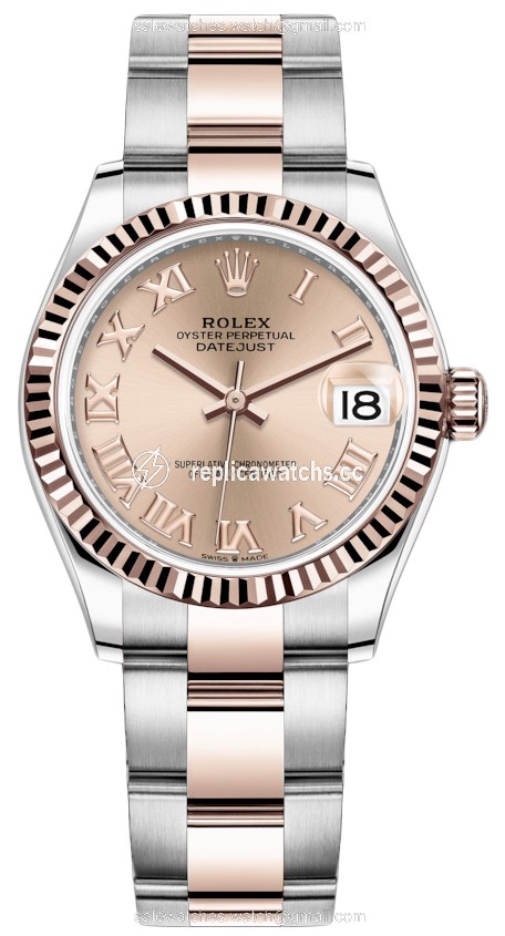 Replica 278271 Rose Roman Oyster Rolex Datejust 31mm Stainless Steel and Rose Gold Ladies Watch Replica 278271 Rose Roman Oyster Rolex Datejust 31mm Stainless Steel and Rose Gold Ladies Watch
