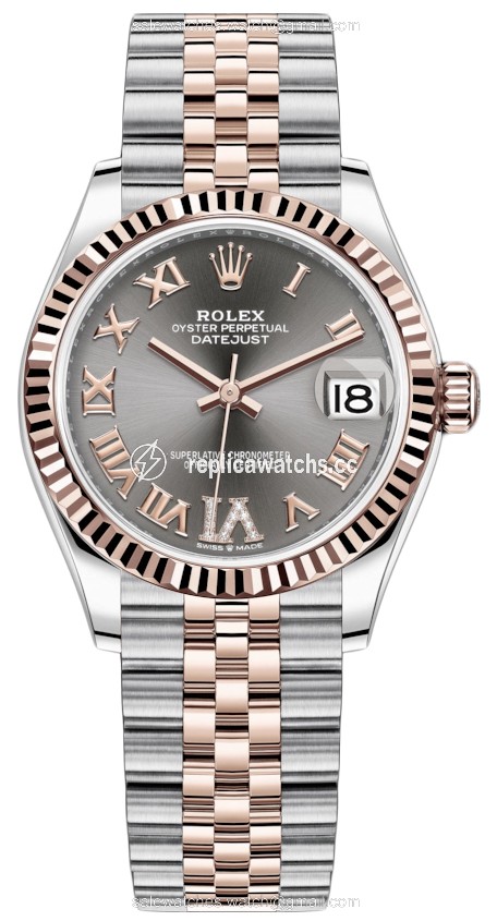 Replica 278271 Rhodium Roman VI Jubilee Rolex Datejust 31mm Stainless Steel and Rose Gold Ladies Watch Replica 278271 Rhodium Roman VI Jubilee Rolex Datejust 31mm Stainless Steel and Rose Gold Ladies Watch