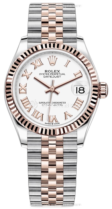 Replica 278271 White Roman Jubilee Rolex Datejust 31mm Stainless Steel and Rose Gold Ladies Watch Replica 278271 White Roman Jubilee Rolex Datejust 31mm Stainless Steel and Rose Gold Ladies Watch
