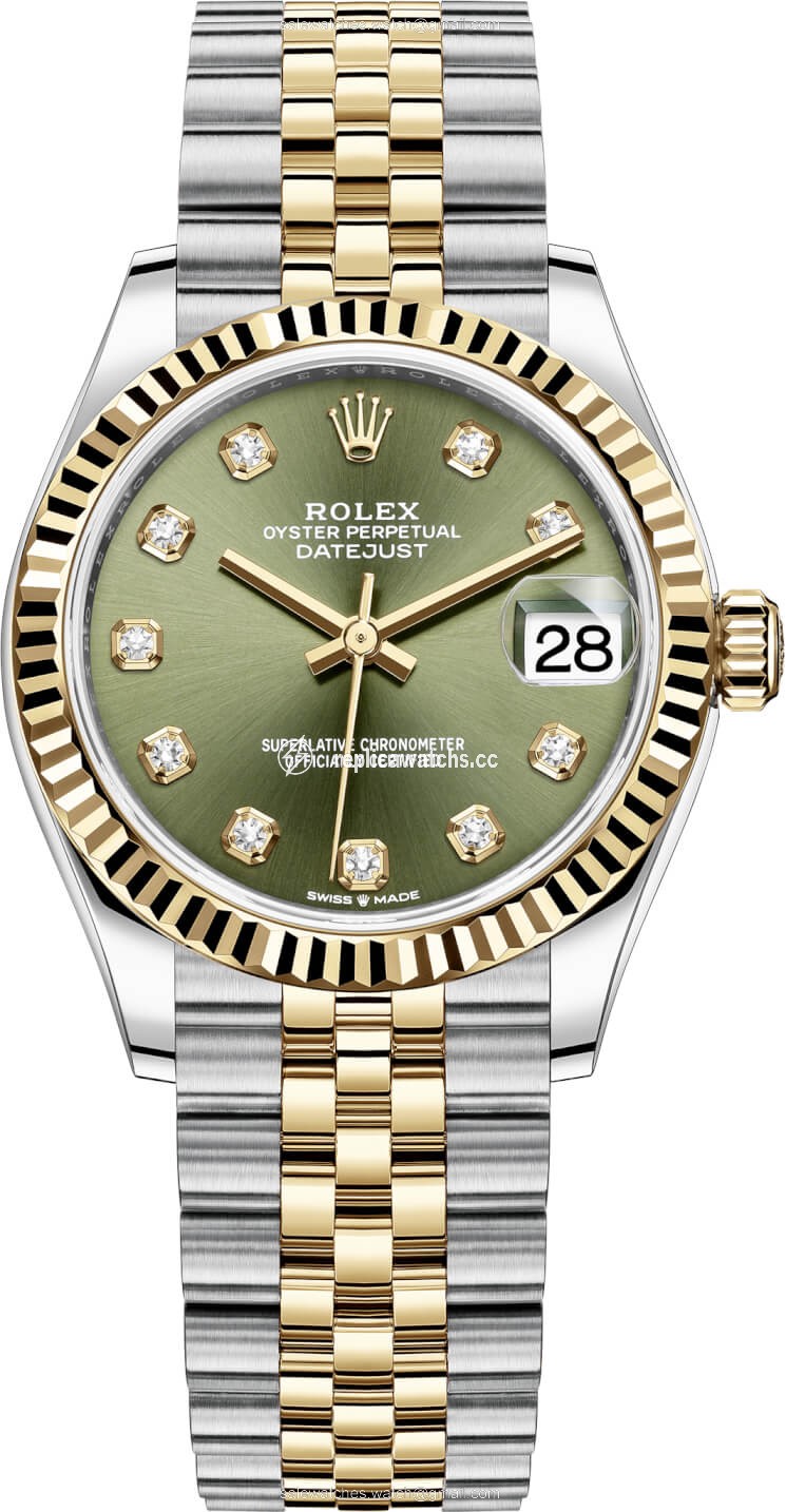 Replica 278273 Green Diamond Jubilee Rolex Datejust 31mm Stainless Steel and Yellow Gold Ladies Watch Replica 278273 Green Diamond Jubilee Rolex Datejust 31mm Stainless Steel and Yellow Gold Ladies Watch
