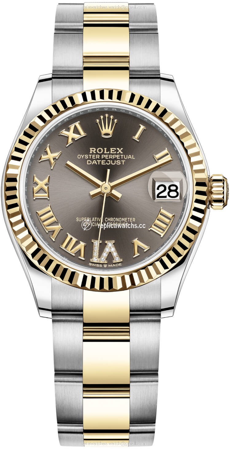 Replica 278273 Grey VI Roman Oyster Rolex Datejust 31mm Stainless Steel and Yellow Gold Ladies Watch Replica 278273 Grey VI Roman Oyster Rolex Datejust 31mm Stainless Steel and Yellow Gold Ladies Watch