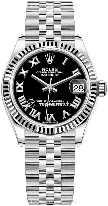 Replica 278274 Black Roman Jubilee Rolex Datejust 31mm Stainless Steel Ladies Watch Replica 278274 Black Roman Jubilee Rolex Datejust 31mm Stainless Steel Ladies Watch