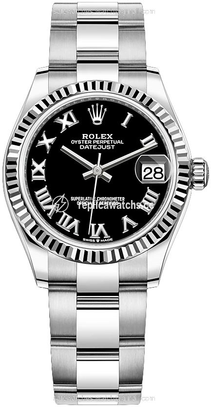 Replica 278274 Black Roman Oyster Rolex Datejust 31mm Stainless Steel Ladies Watch Replica 278274 Black Roman Oyster Rolex Datejust 31mm Stainless Steel Ladies Watch