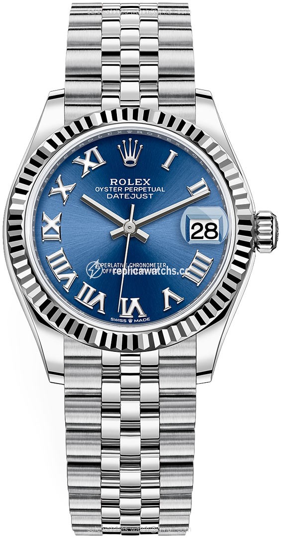 Replica 278274 Blue Roman Jubilee Rolex Datejust 31mm Stainless Steel Ladies Watch Replica 278274 Blue Roman Jubilee Rolex Datejust 31mm Stainless Steel Ladies Watch