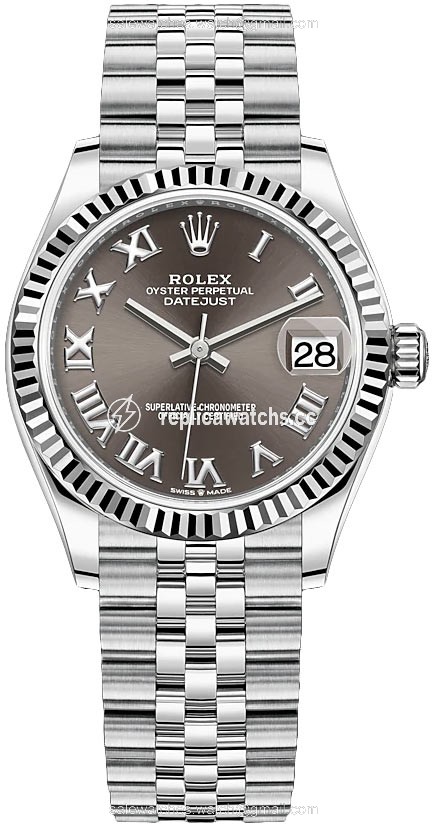 Replica 278274 Dark Grey Roman Jubilee Rolex Datejust 31mm Stainless Steel Ladies Watch Replica 278274 Dark Grey Roman Jubilee Rolex Datejust 31mm Stainless Steel Ladies Watch