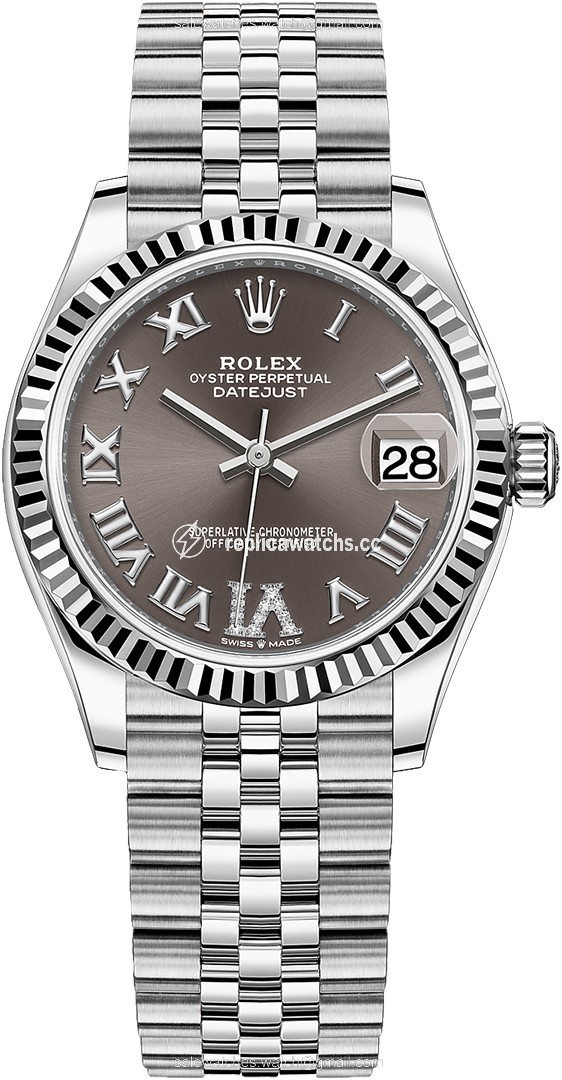 Replica 278274 Dark Grey VI Jubilee Rolex Datejust 31mm Stainless Steel Ladies Watch Replica 278274 Dark Grey VI Jubilee Rolex Datejust 31mm Stainless Steel Ladies Watch