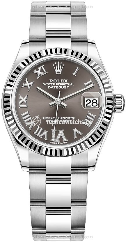 Replica 278274 Dark Grey VI Oyster Rolex Datejust 31mm Stainless Steel Ladies Watch Replica 278274 Dark Grey VI Oyster Rolex Datejust 31mm Stainless Steel Ladies Watch
