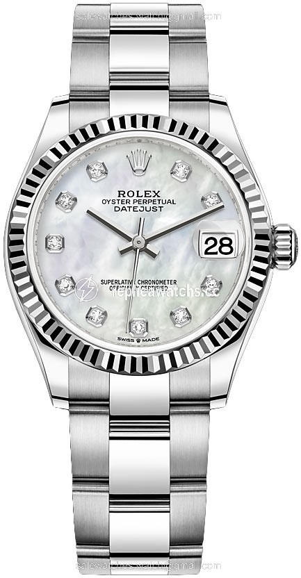 Replica 278274 MOP Diamond Oyster Rolex Datejust 31mm Stainless Steel Ladies Watch Replica 278274 MOP Diamond Oyster Rolex Datejust 31mm Stainless Steel Ladies Watch