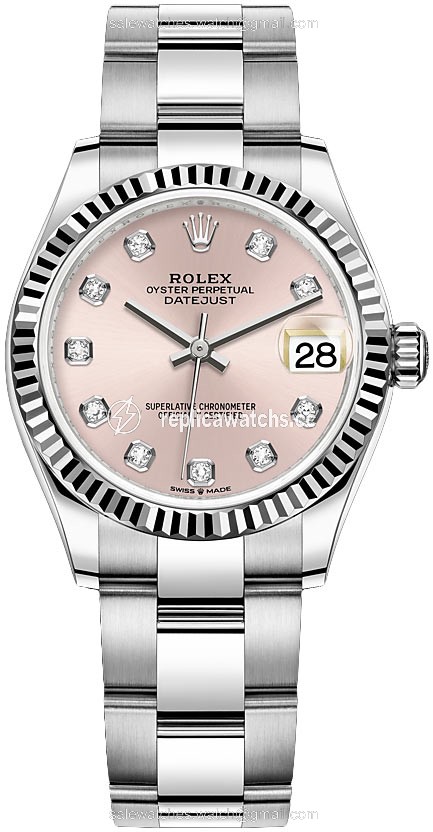 Replica 278274 Pink Diamond Oyster Rolex Datejust 31mm Stainless Steel Ladies Watch Replica 278274 Pink Diamond Oyster Rolex Datejust 31mm Stainless Steel Ladies Watch