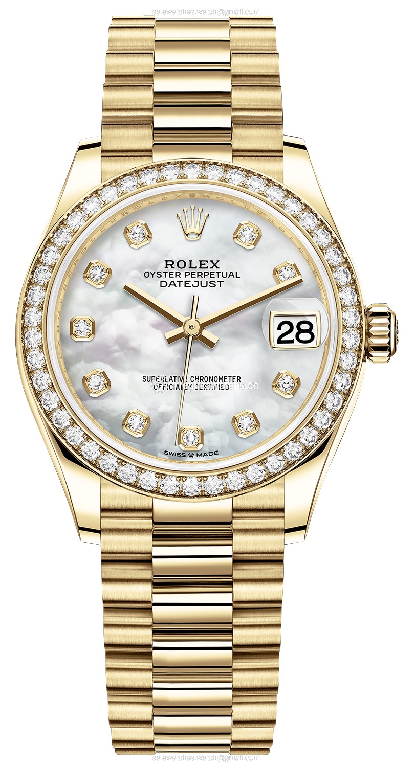 Replica 278288rbr MOP Diamond President Rolex Datejust 31mm Yellow Gold Ladies Watch Replica 278288rbr MOP Diamond President Rolex Datejust 31mm Yellow Gold Ladies Watch