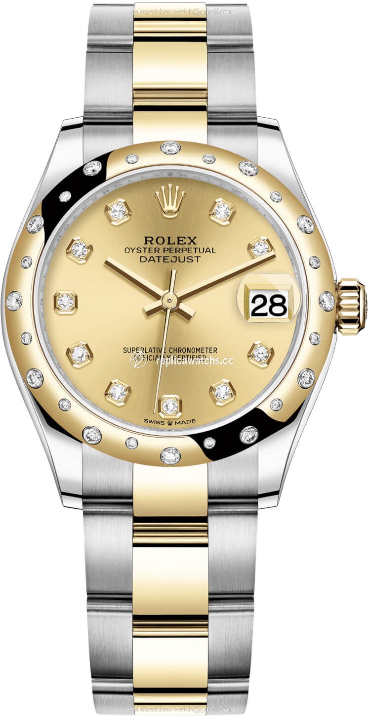Replica 278343rbr Champagne Diamond Oyster Rolex Datejust 31mm Stainless Steel and Yellow Gold Ladies Watch Replica 278343rbr Champagne Diamond Oyster Rolex Datejust 31mm Stainless Steel and Yellow Gold Ladies Watch