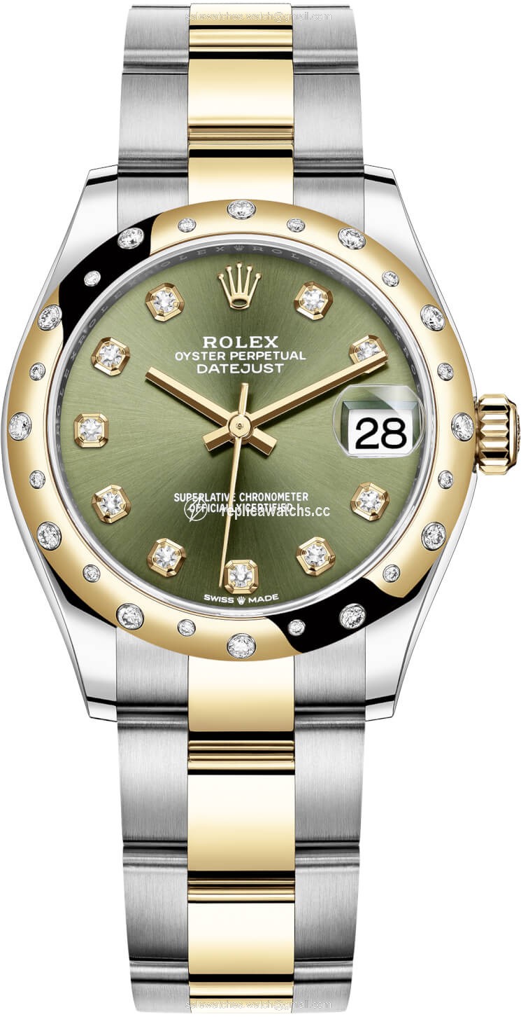 Replica 278343rbr Green Diamond Oyster Rolex Datejust 31mm Stainless Steel and Yellow Gold Ladies Watch Replica 278343rbr Green Diamond Oyster Rolex Datejust 31mm Stainless Steel and Yellow Gold Ladies Watch