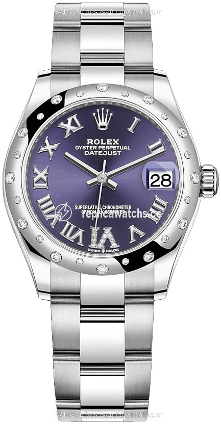 Replica 278344rbr Aubergine VI Oyster Rolex Datejust 31mm Stainless Steel Ladies Watch Replica 278344rbr Aubergine VI Oyster Rolex Datejust 31mm Stainless Steel Ladies Watch