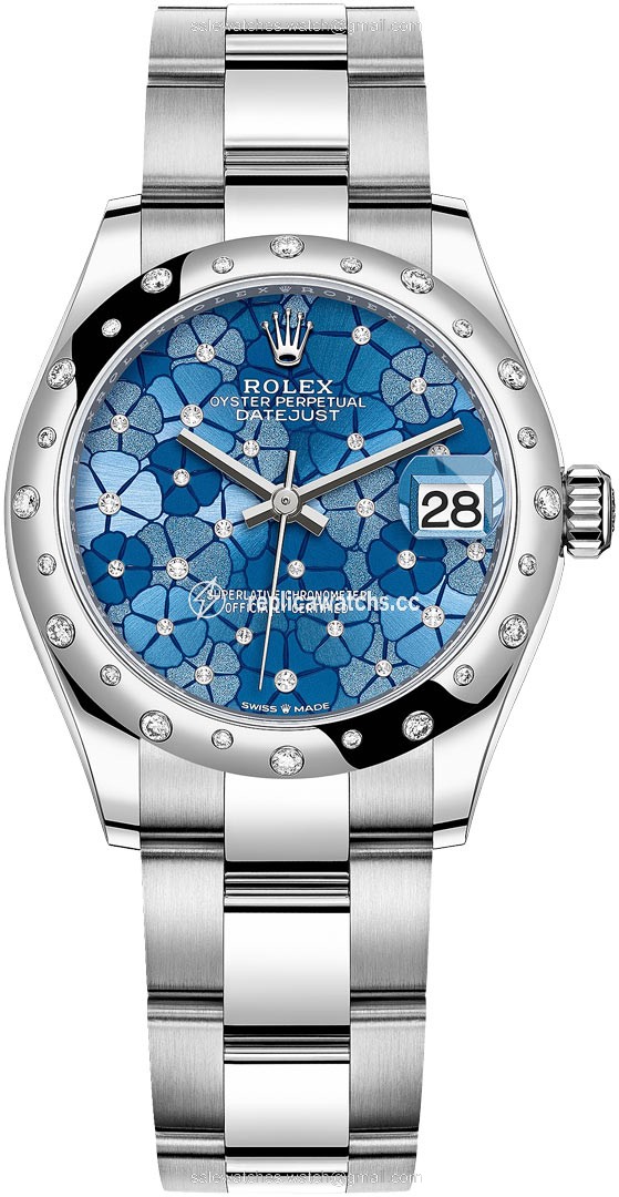 Replica 278344rbr Azzurro Blue Floral Oyster Rolex Datejust 31mm Stainless Steel Ladies Watch Replica 278344rbr Azzurro Blue Floral Oyster Rolex Datejust 31mm Stainless Steel Ladies Watch