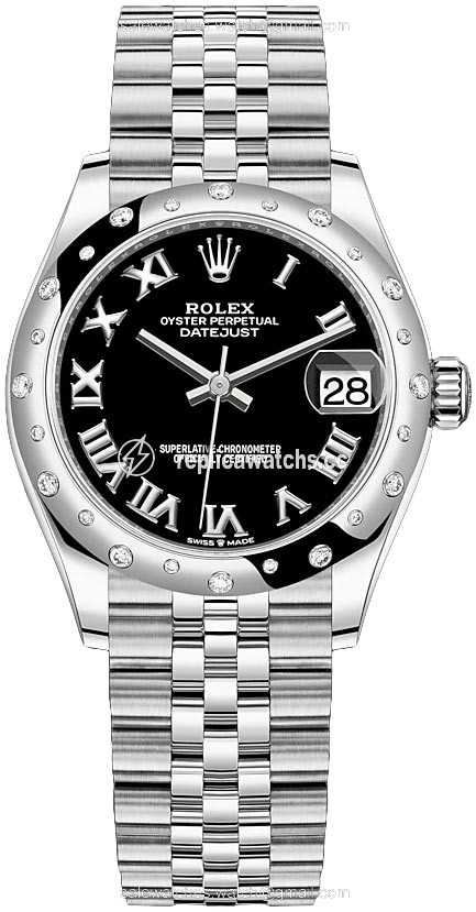Replica 278344rbr Black Roman Jubilee Rolex Datejust 31mm Stainless Steel Ladies Watch Replica 278344rbr Black Roman Jubilee Rolex Datejust 31mm Stainless Steel Ladies Watch