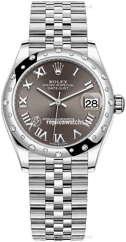 Replica 278344rbr Dark Grey Roman Jubilee Rolex Datejust 31mm Stainless Steel Ladies Watch Replica 278344rbr Dark Grey Roman Jubilee Rolex Datejust 31mm Stainless Steel Ladies Watch