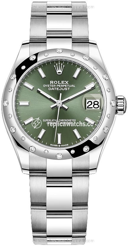 Replica 278344rbr Mint Green Index Oyster Rolex Datejust 31mm Stainless Steel Ladies Watch Replica 278344rbr Mint Green Index Oyster Rolex Datejust 31mm Stainless Steel Ladies Watch