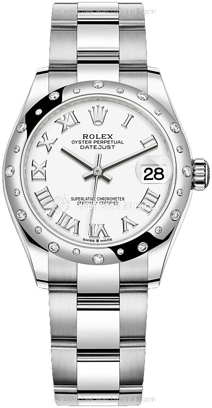 Replica 278344rbr White Roman Oyster Rolex Datejust 31mm Stainless Steel Ladies Watch Replica 278344rbr White Roman Oyster Rolex Datejust 31mm Stainless Steel Ladies Watch