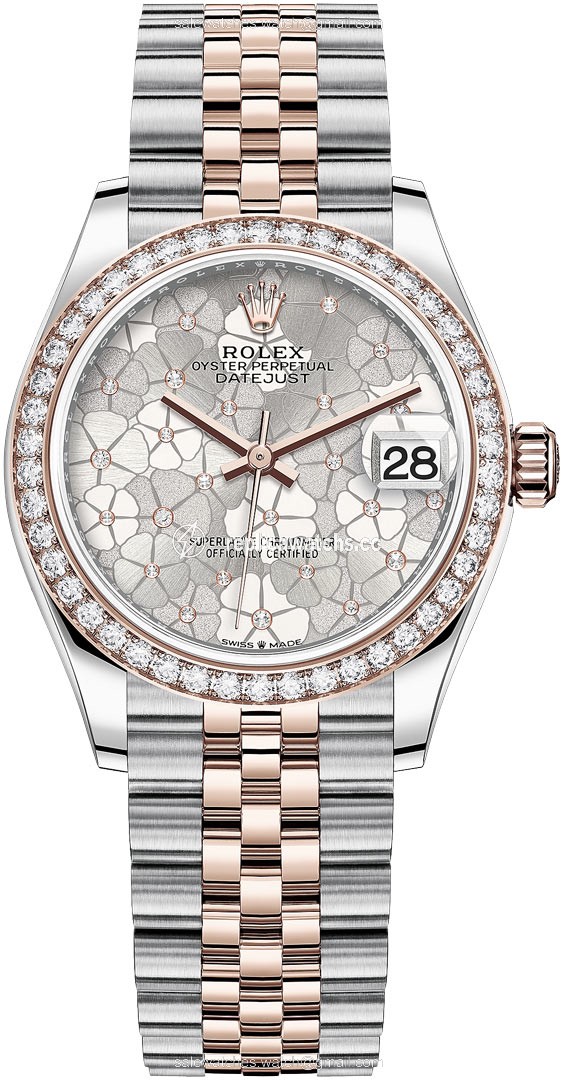 Replica 278381rbr Silver Floral Jubilee Rolex Datejust 31mm Stainless Steel and Rose Gold Ladies Watch Replica 278381rbr Silver Floral Jubilee Rolex Datejust 31mm Stainless Steel and Rose Gold Ladies Watch