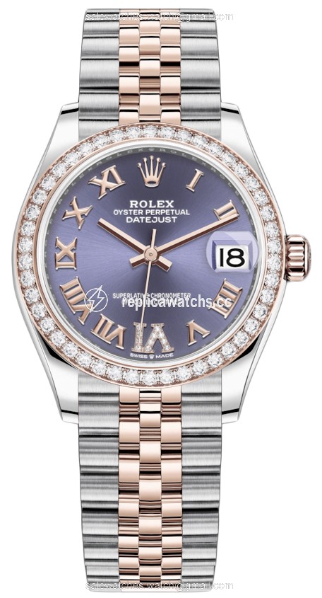 Replica 278381rbr Aubergine VI Roman Jubilee Rolex Datejust 31mm Stainless Steel and Rose Gold Ladies Watch Replica 278381rbr Aubergine VI Roman Jubilee Rolex Datejust 31mm Stainless Steel and Rose Gold Ladies Watch