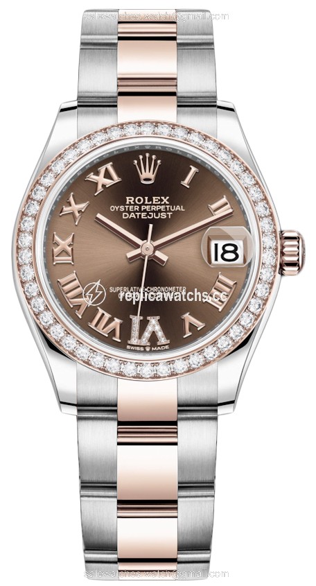 Replica 278381rbr Chocolate VI Roman Oyster Rolex Datejust 31mm Stainless Steel and Rose Gold Ladies Watch Replica 278381rbr Chocolate VI Roman Oyster Rolex Datejust 31mm Stainless Steel and Rose Gold Ladies Watch