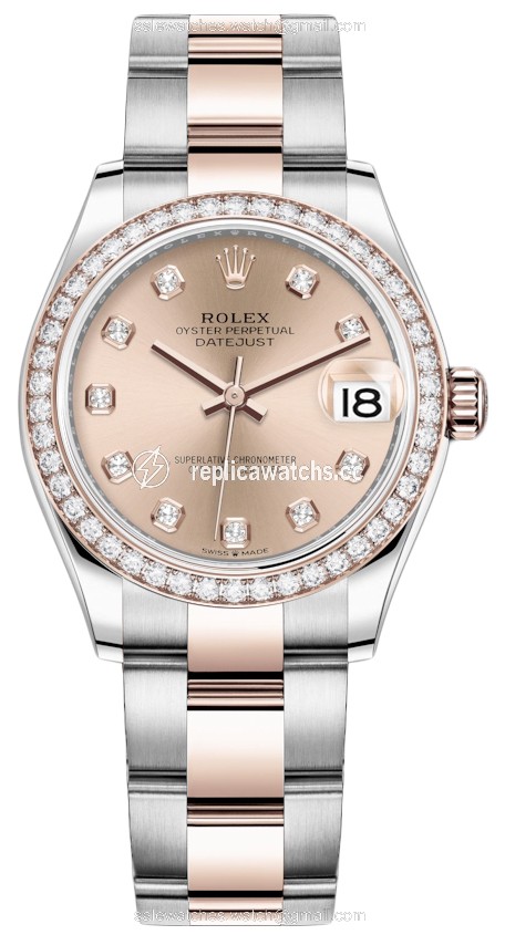 Replica 278381rbr Rose Diamond Oyster Rolex Datejust 31mm Stainless Steel and Rose Gold Ladies Watch Replica 278381rbr Rose Diamond Oyster Rolex Datejust 31mm Stainless Steel and Rose Gold Ladies Watch