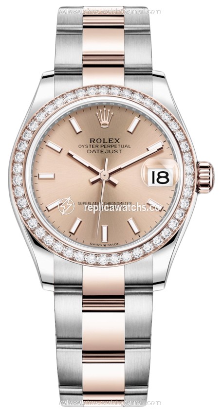 Replica 278381rbr Rose Index Oyster Rolex Datejust 31mm Stainless Steel and Rose Gold Ladies Watch Replica 278381rbr Rose Index Oyster Rolex Datejust 31mm Stainless Steel and Rose Gold Ladies Watch