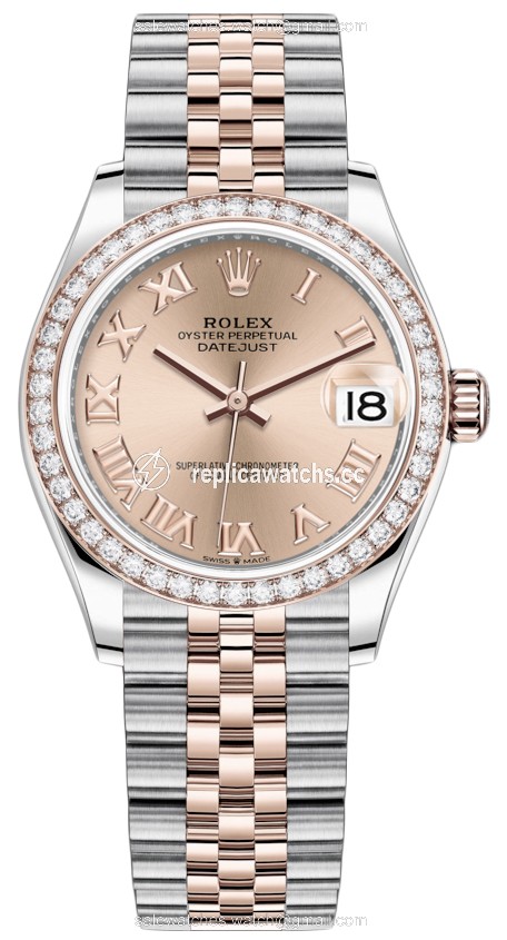 Replica 278381rbr Rose Roman Jubilee Rolex Datejust 31mm Stainless Steel and Rose Gold Ladies Watch Replica 278381rbr Rose Roman Jubilee Rolex Datejust 31mm Stainless Steel and Rose Gold Ladies Watch
