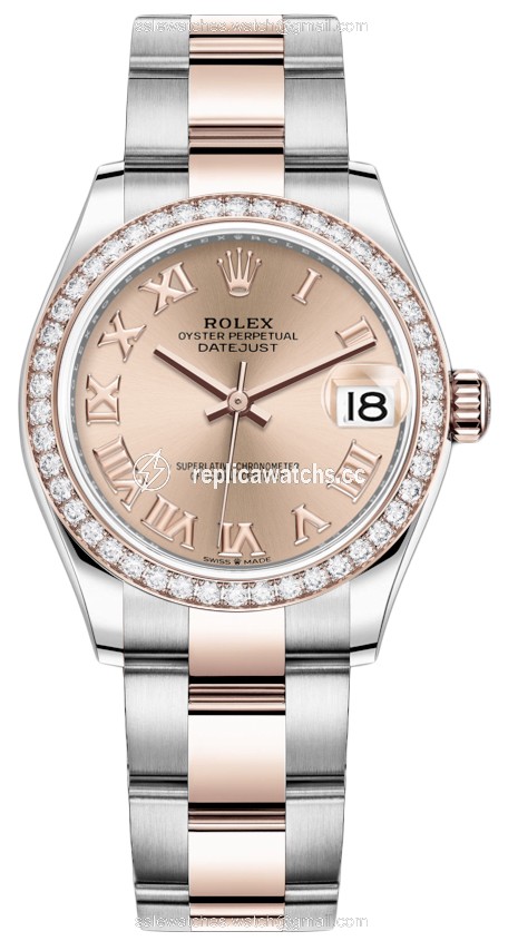 Replica 278381rbr Rose Roman Oyster Rolex Datejust 31mm Stainless Steel and Rose Gold Ladies Watch Replica 278381rbr Rose Roman Oyster Rolex Datejust 31mm Stainless Steel and Rose Gold Ladies Watch