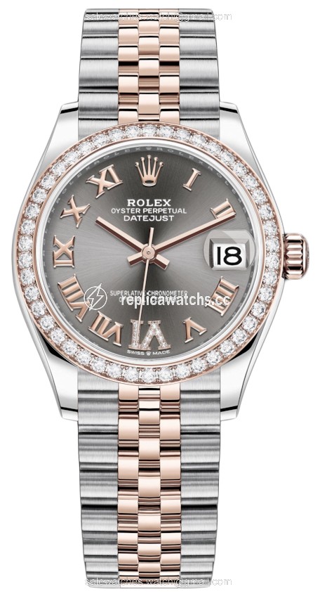 Replica 278381rbr Rhodium VI Roman Jubilee Rolex Datejust 31mm Stainless Steel and Rose Gold Ladies Watch Replica 278381rbr Rhodium VI Roman Jubilee Rolex Datejust 31mm Stainless Steel and Rose Gold Ladies Watch